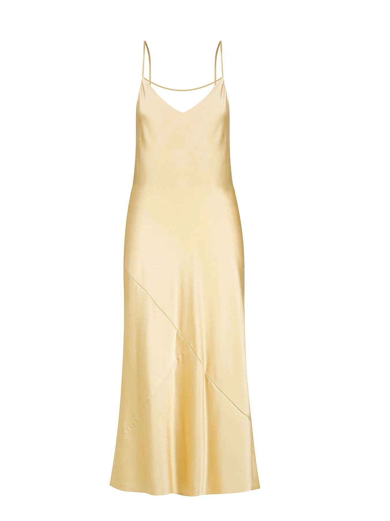 Gold cami dress clearance