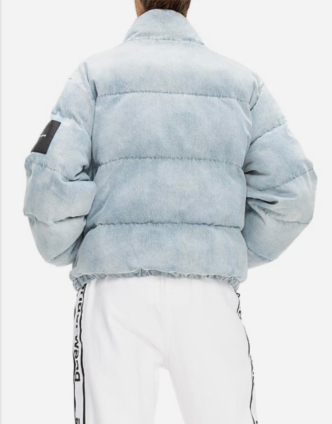 Alexander Wang Denim Puffer Jacket - Size S
