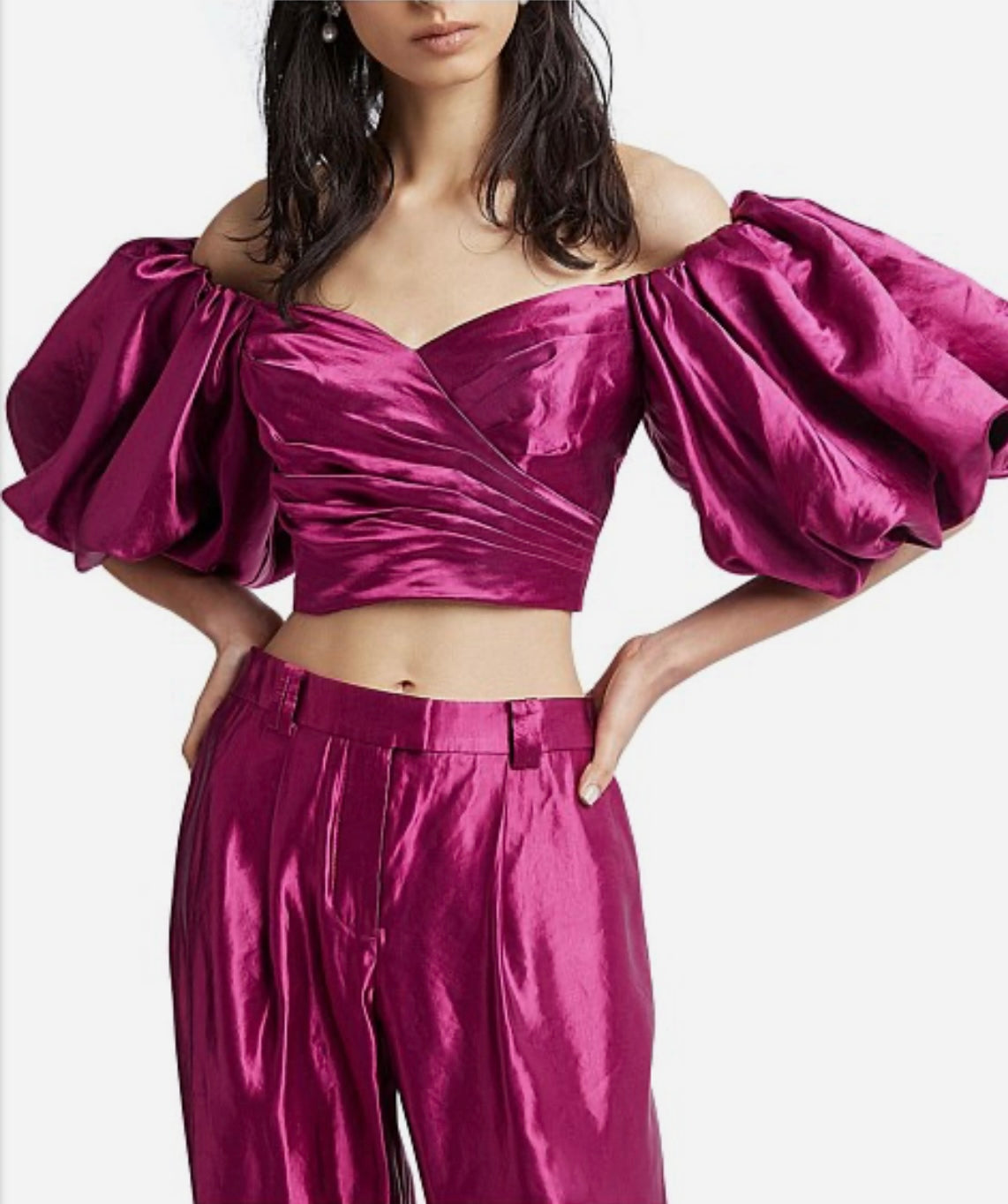 Aje Gracious Off Shoulder Top - Size 10