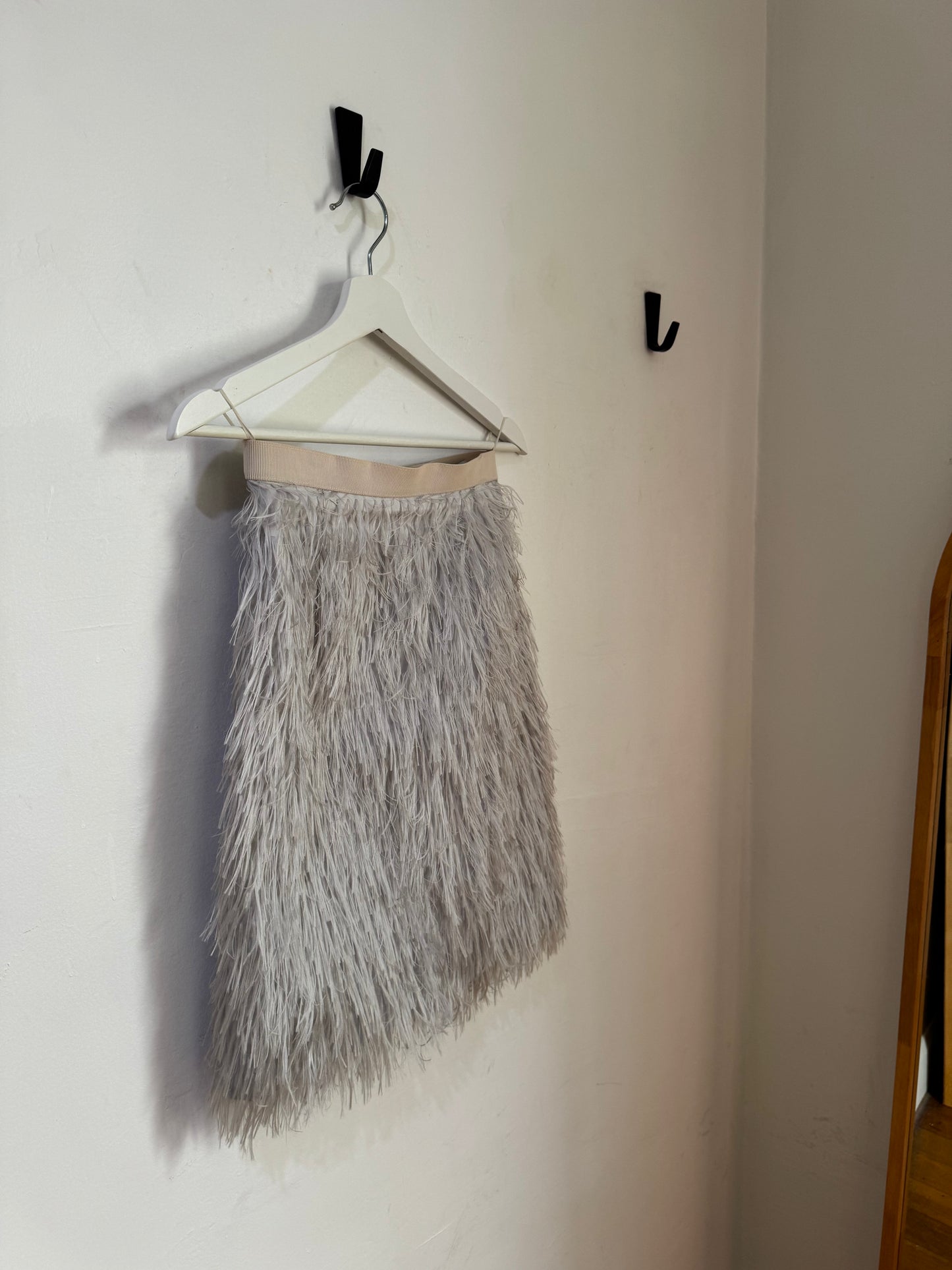 Scanlan Theodore Knee Length Fringe Skirt - Size 8