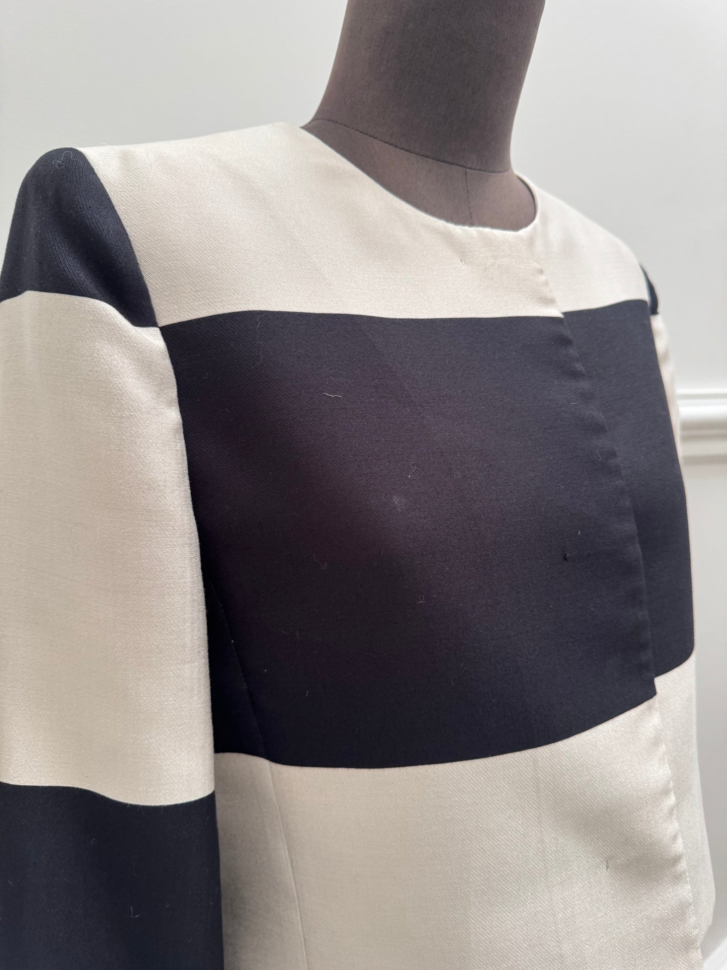 Carla Zampatti Vintage Striped Cropped Jacket - Size 8
