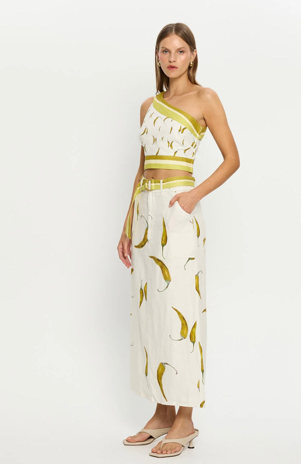 Kivari Margarita Chillie Top and Skirt Set - Size 8