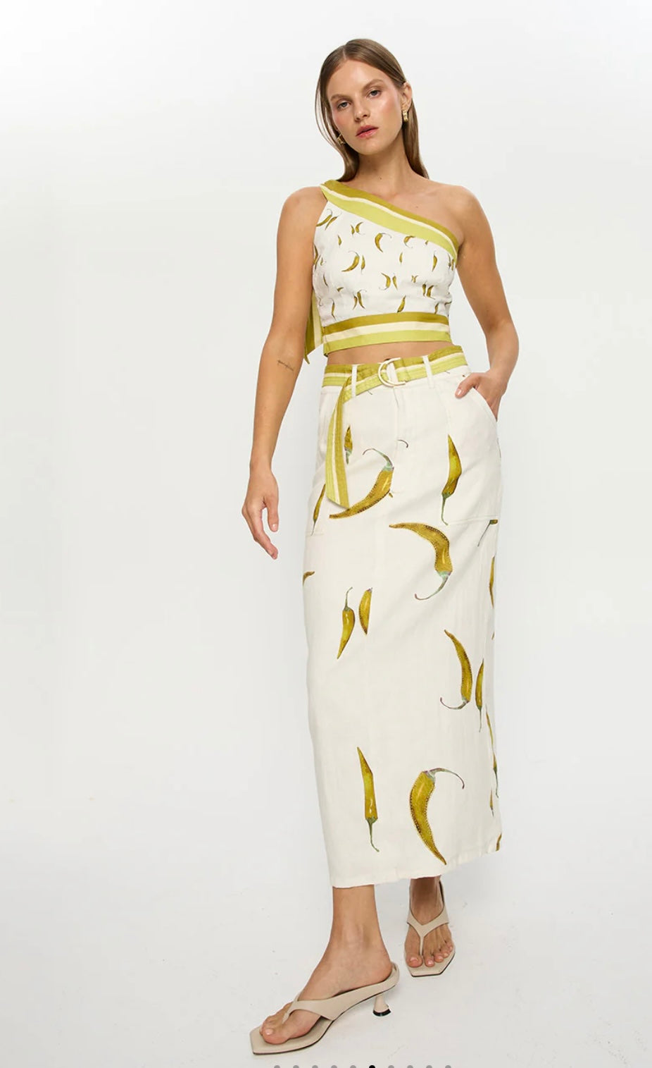 Kivari Margarita Chillie Top and Skirt Set - Size 8