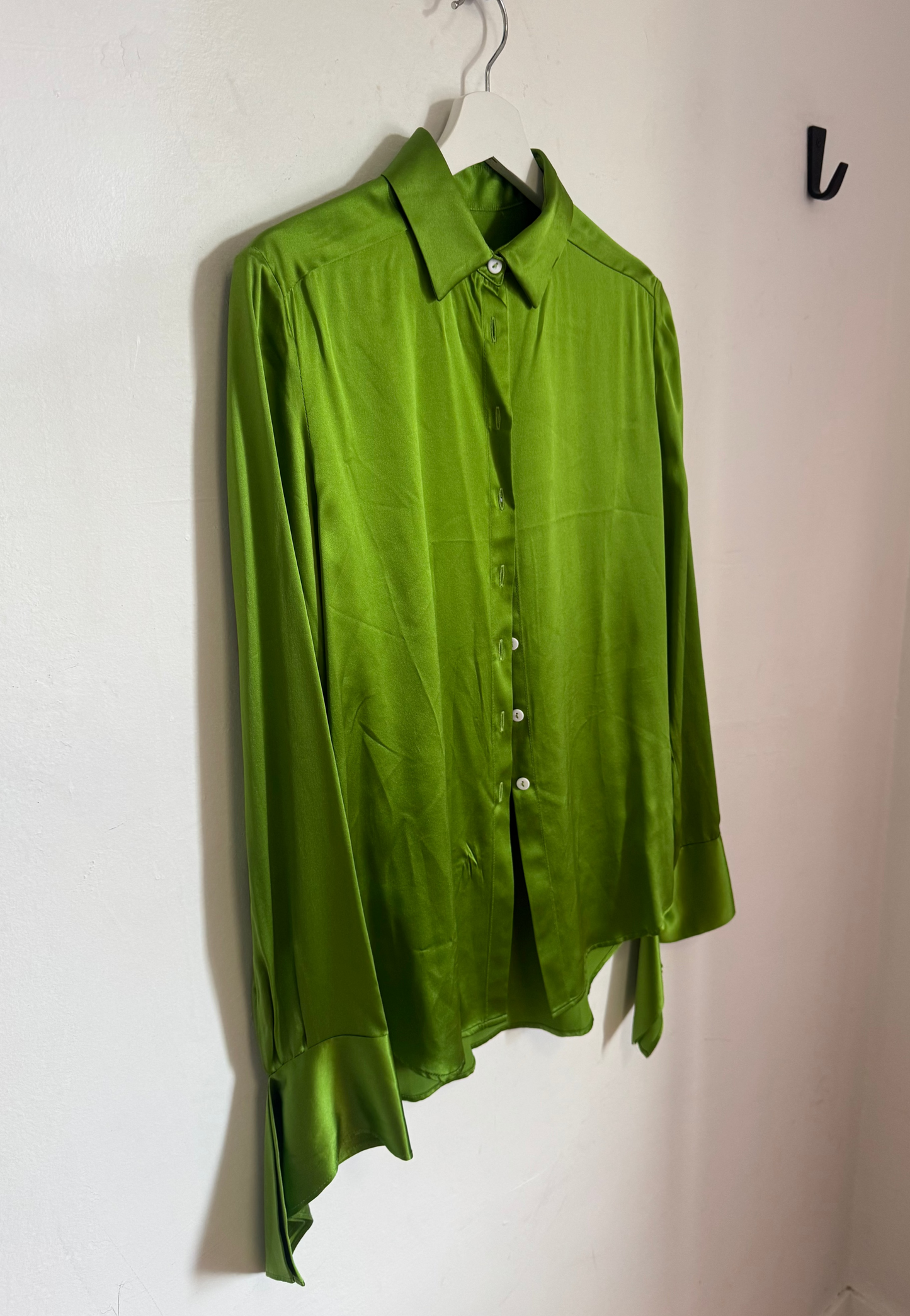 Christopher Esber Apple Bias Silk Shirt - Size 8