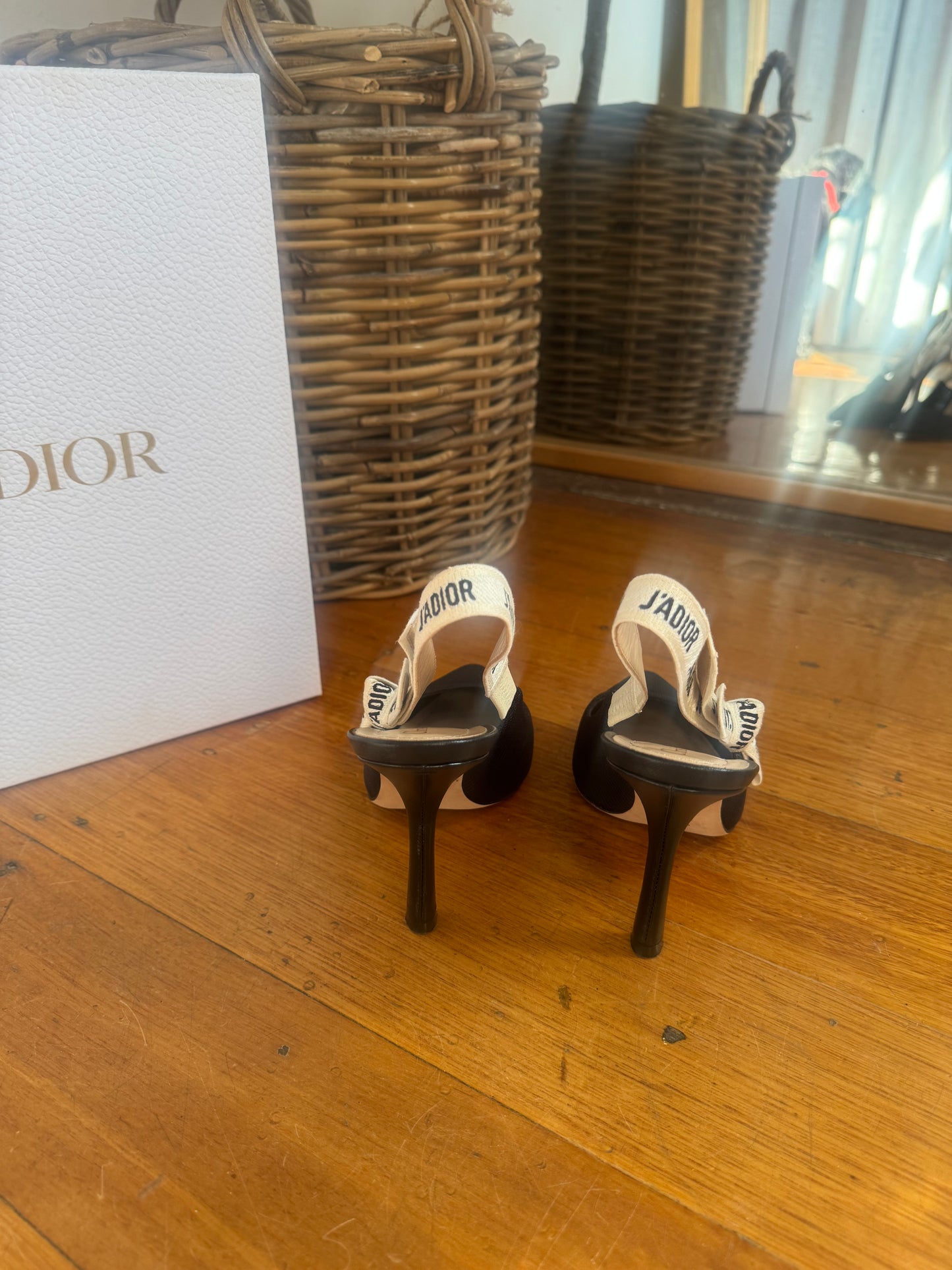 J'Adior Technical Fabric Slingback Pumps - Size 37