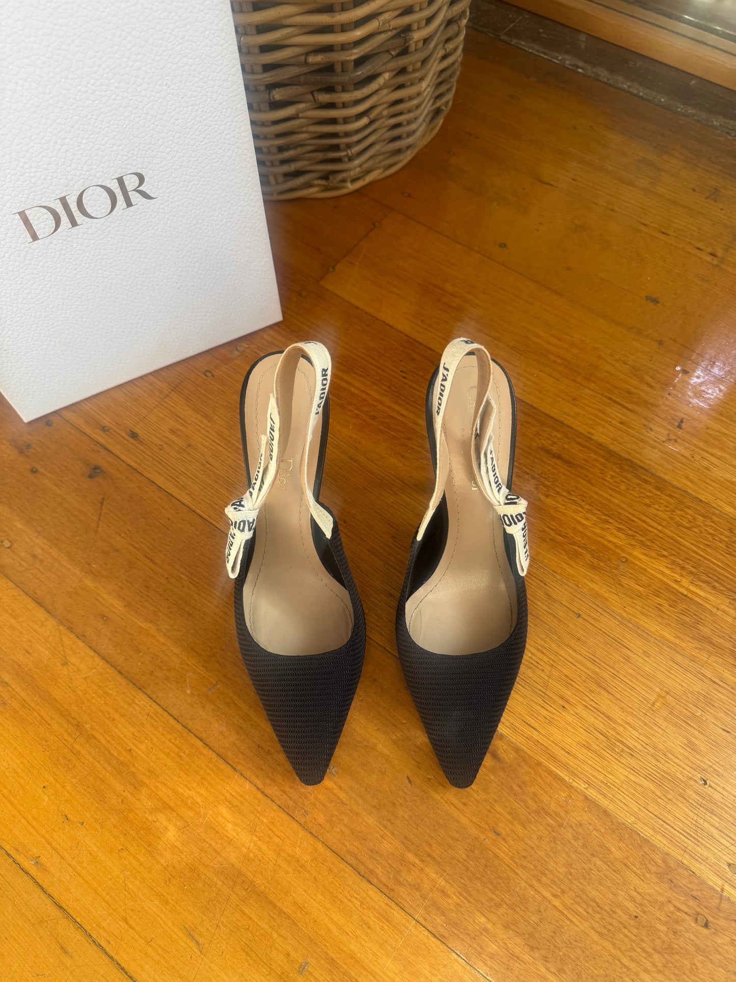 J'Adior Technical Fabric Slingback Pumps - Size 37