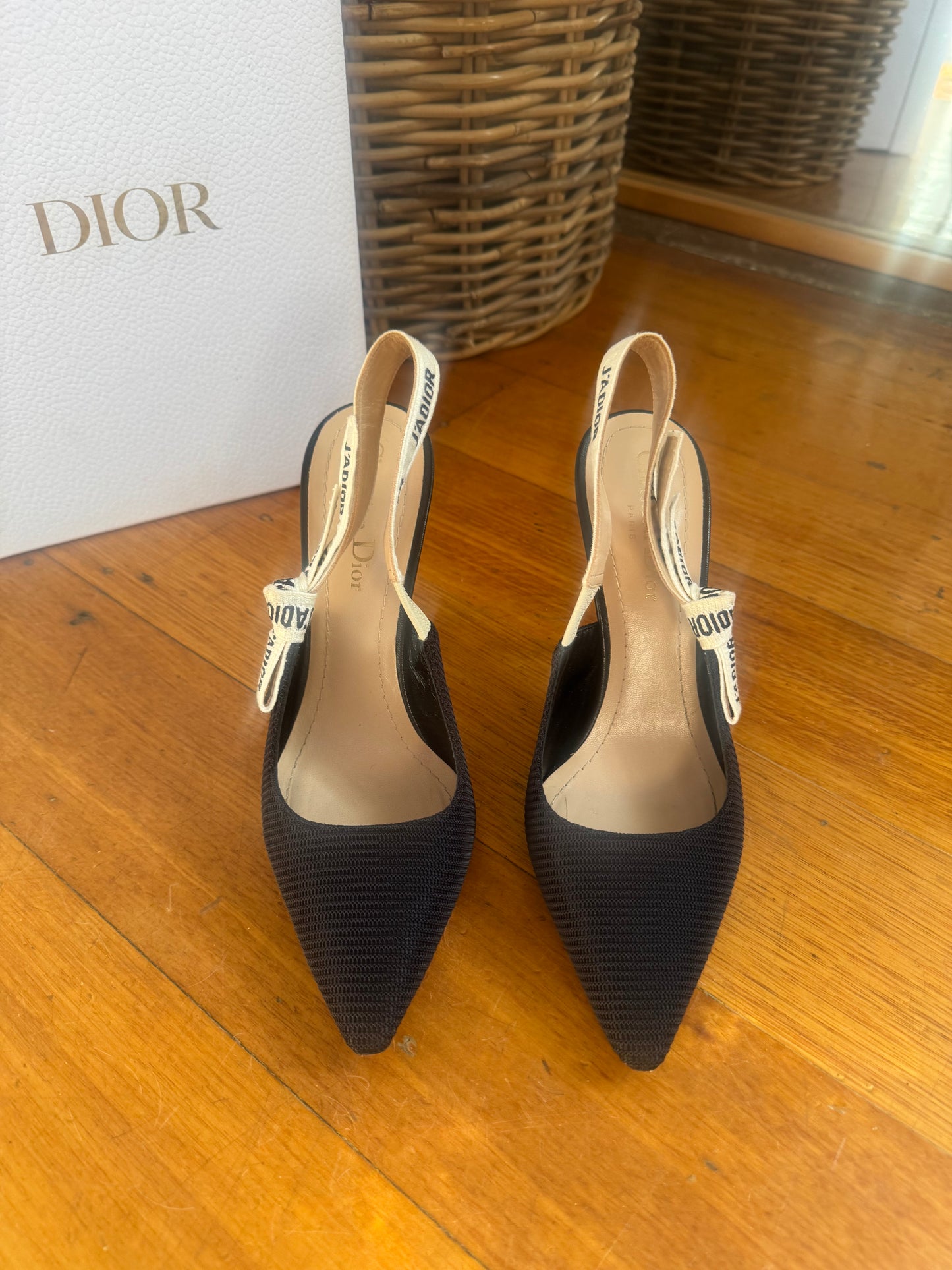 J'Adior Technical Fabric Slingback Pumps - Size 37