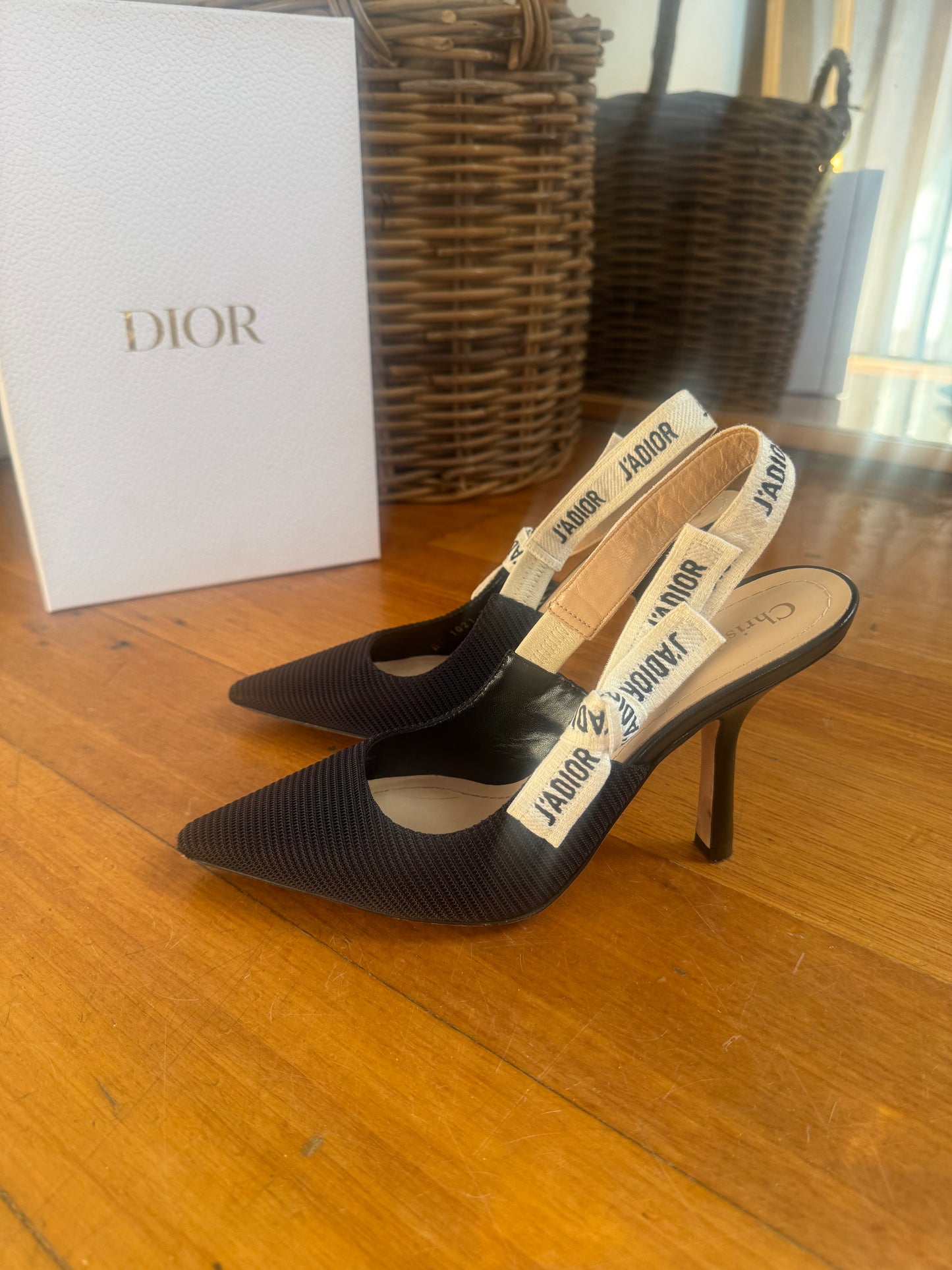 J'Adior Technical Fabric Slingback Pumps - Size 37