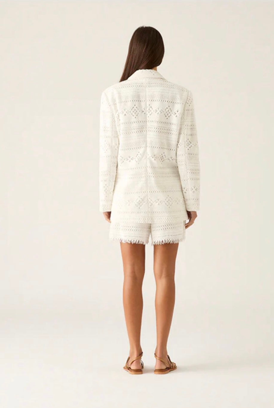 Mos the Label Daniela Textured Blazer - Size 8