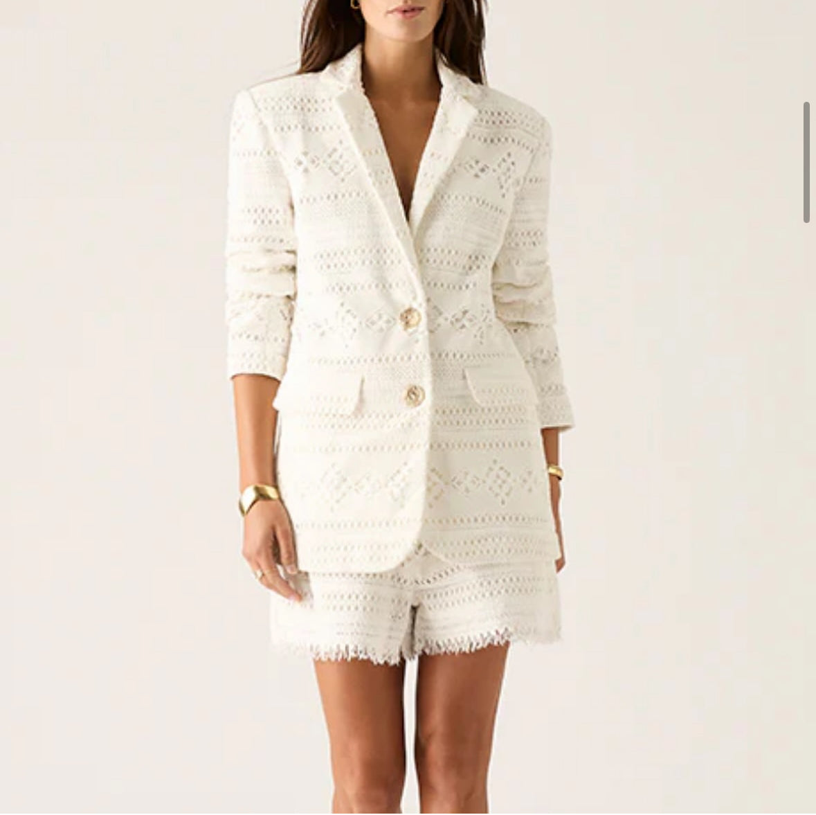 Mos the Label Daniela Textured Blazer - Size 8