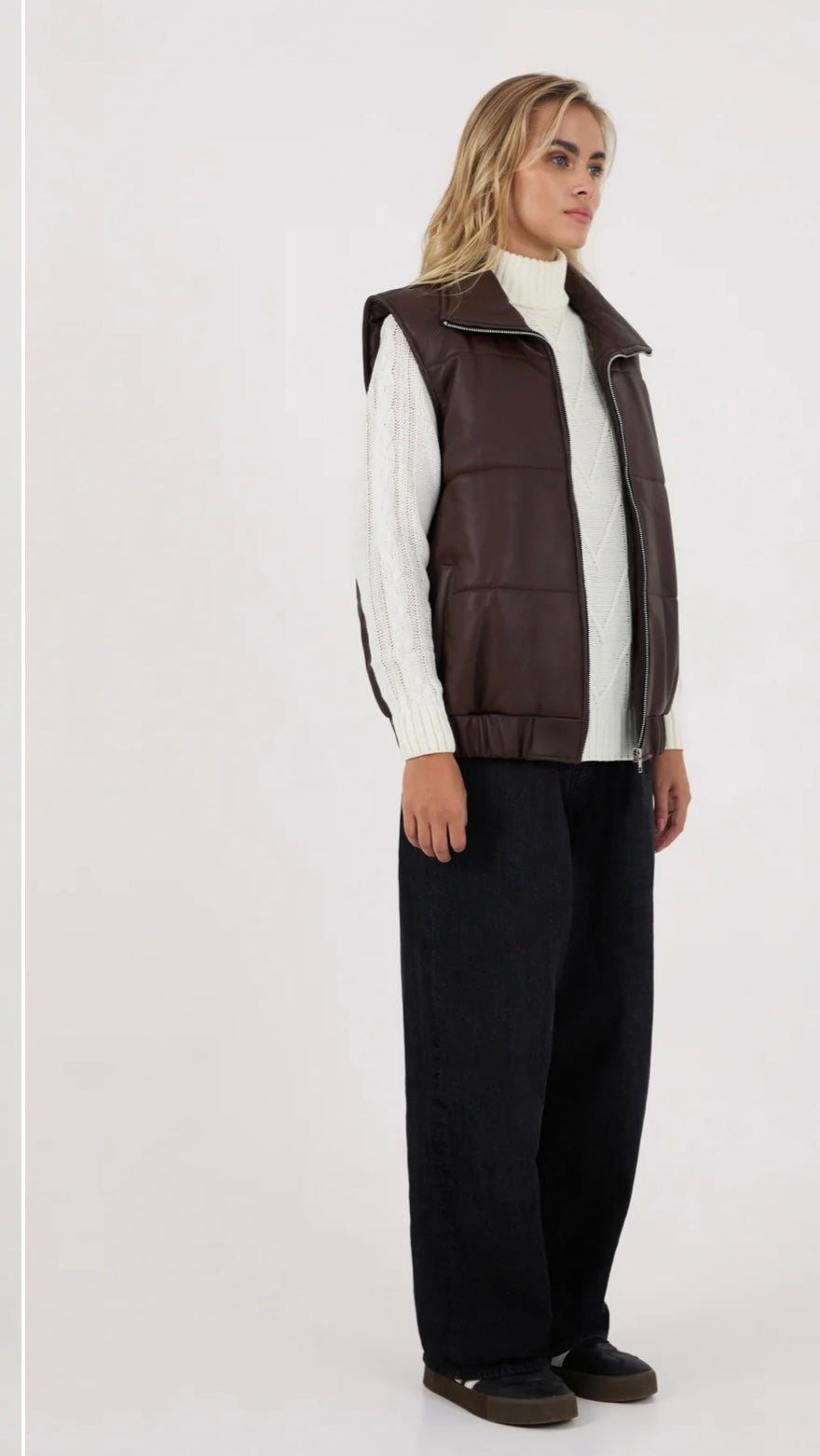 Apostl Monti Leather Vest - Size 8 (Brand New with Tags)
