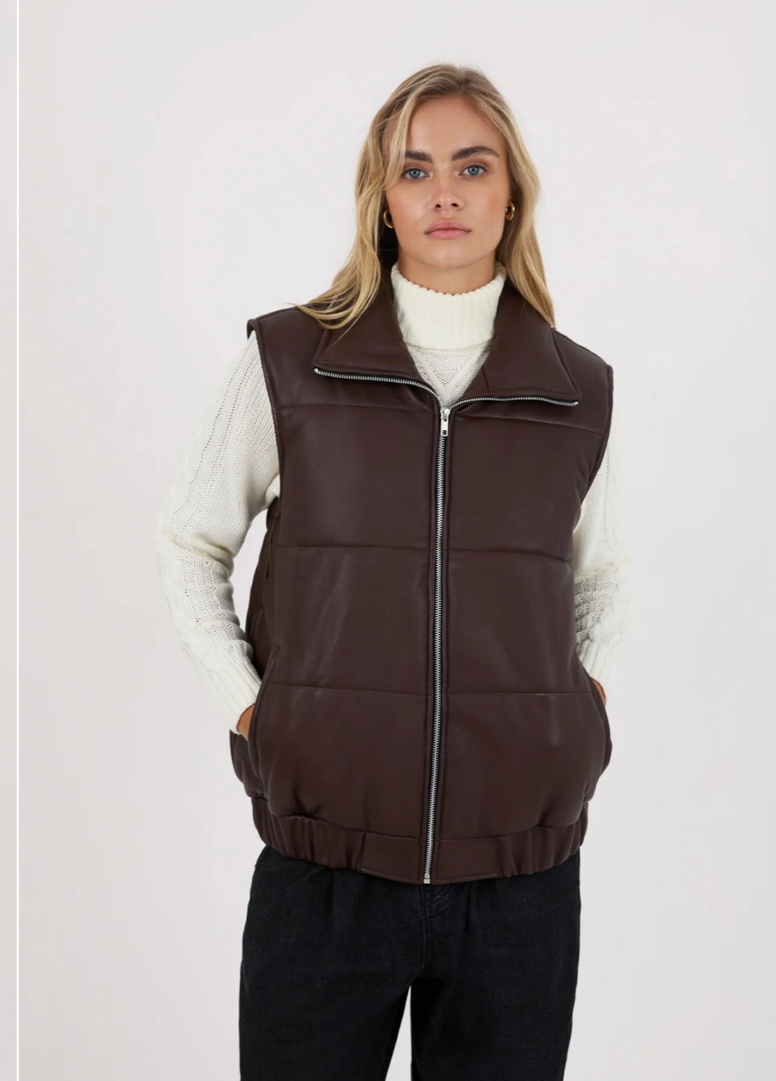 Apostl Monti Leather Vest - Size 8 (Brand New with Tags)