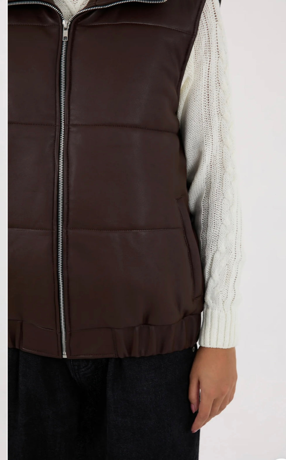 Apostl Monti Leather Vest - Size 8 (Brand New with Tags)