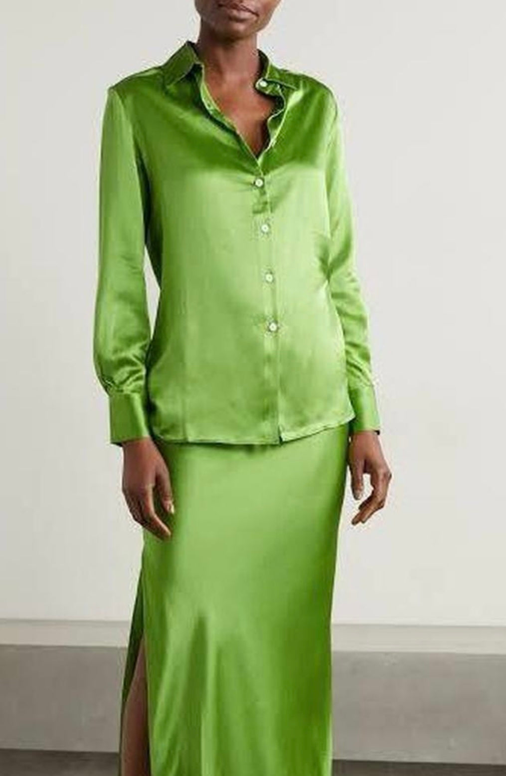 Christopher Esber Apple Bias Silk Shirt - Size 8