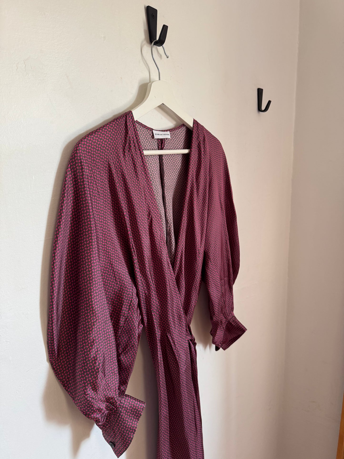 Scanlan Theodore Print Twill Wrap Dress - Size SM (Brand New with Tags)