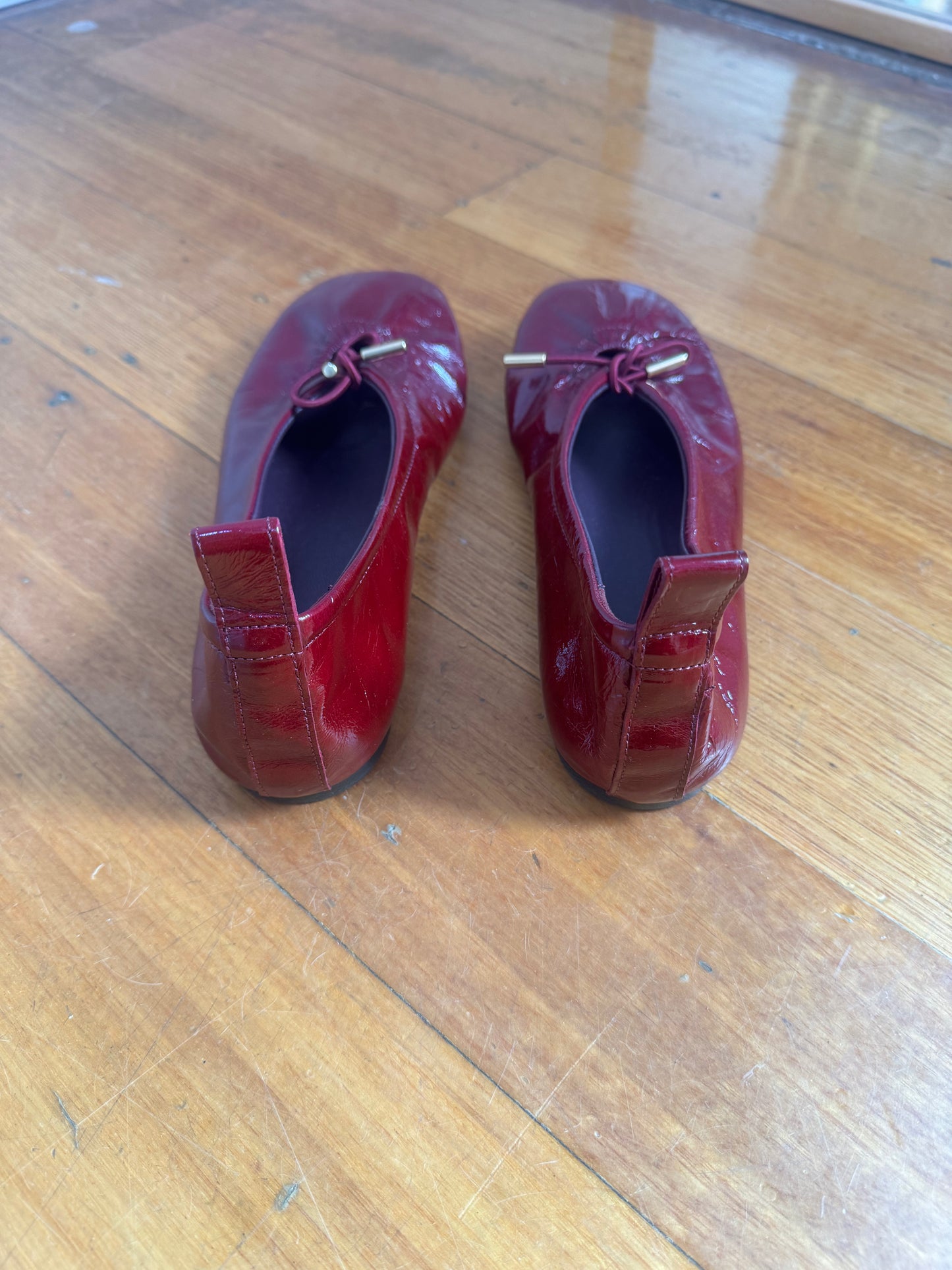 Alohas Rosalind Patent Leather Ballet Flats - Size 39