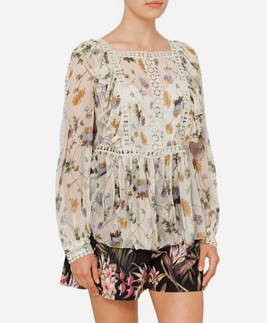 Zimmermann Rife Dandelion Silk Blouse - Size 1