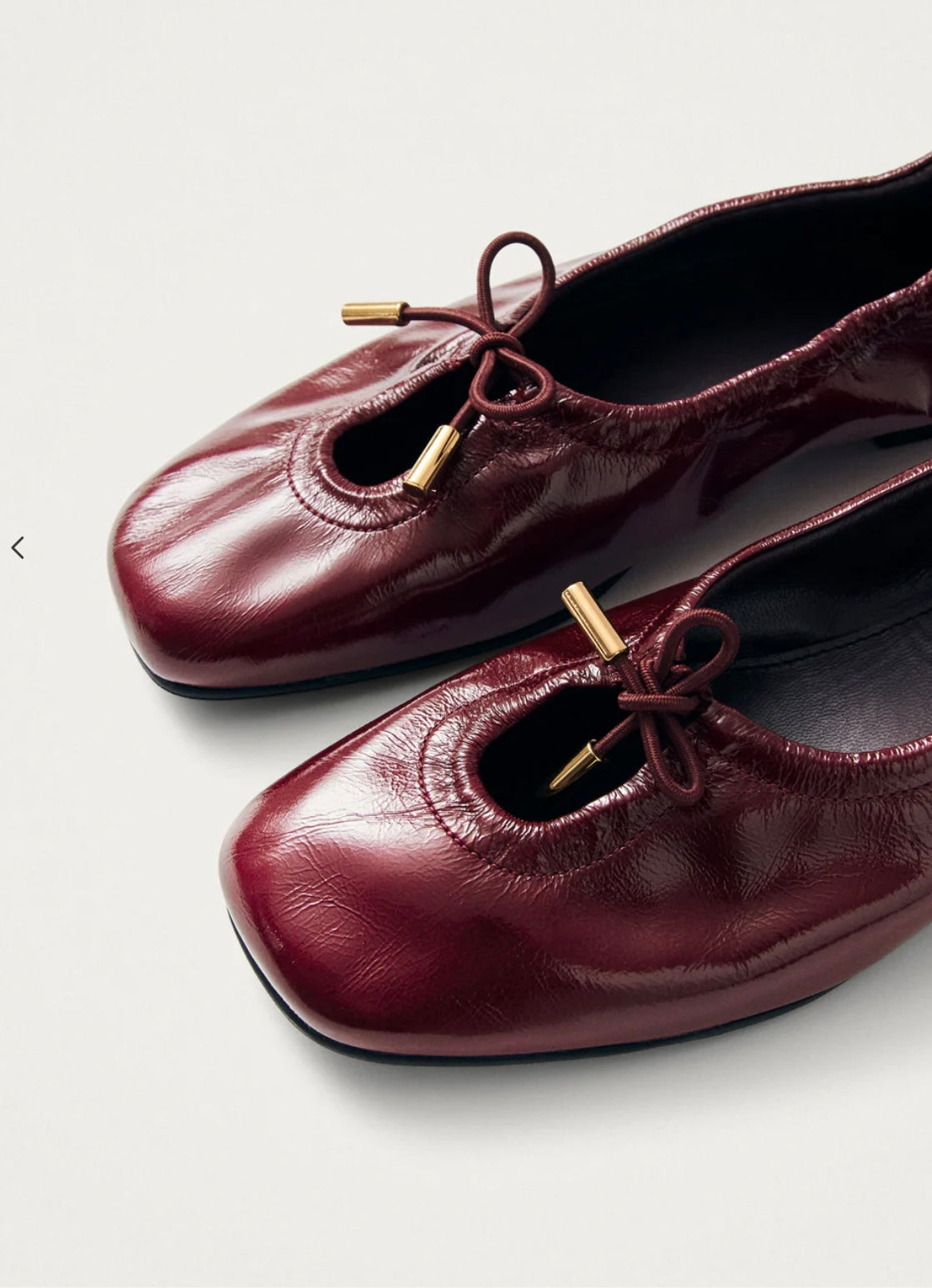 Alohas Rosalind Patent Leather Ballet Flats - Size 39