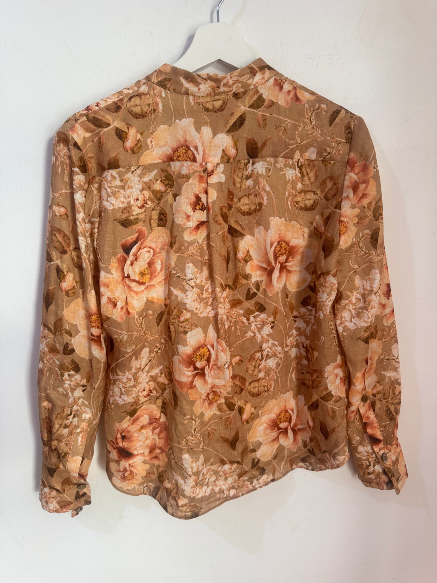 Zimmermann Floral Linen Blouse - Size 1