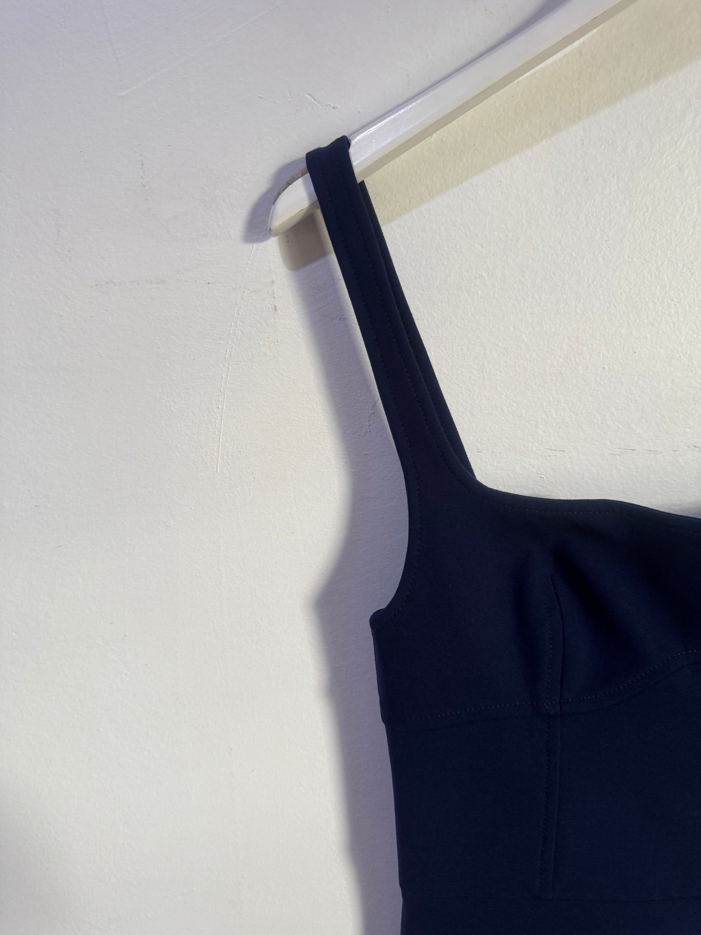 Dion Lee Navy Bustier Midi Dress - Size 8