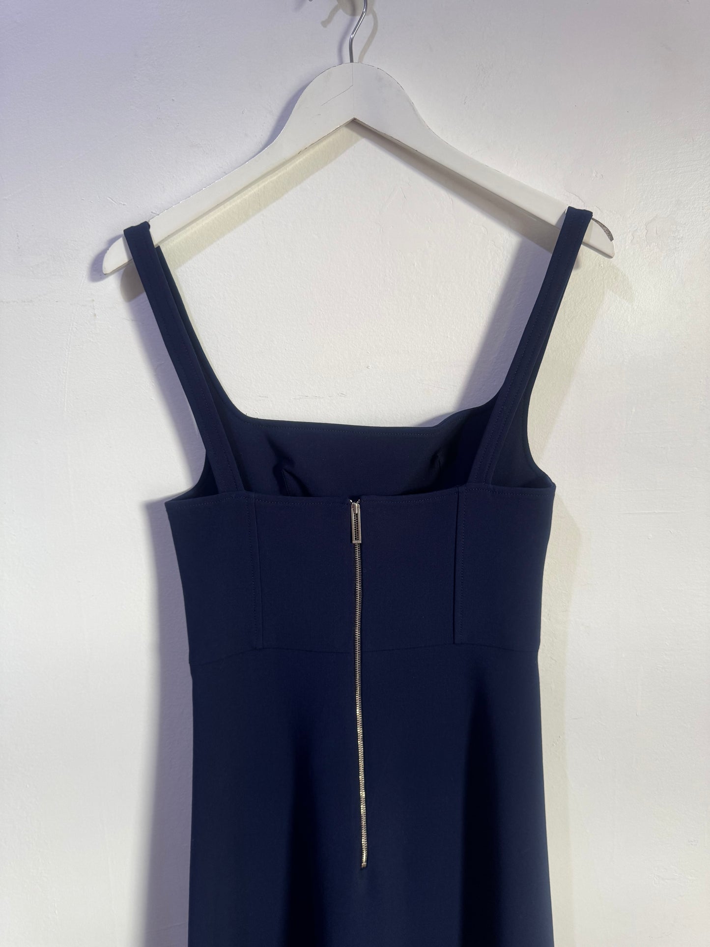 Dion Lee Navy Bustier Midi Dress - Size 8