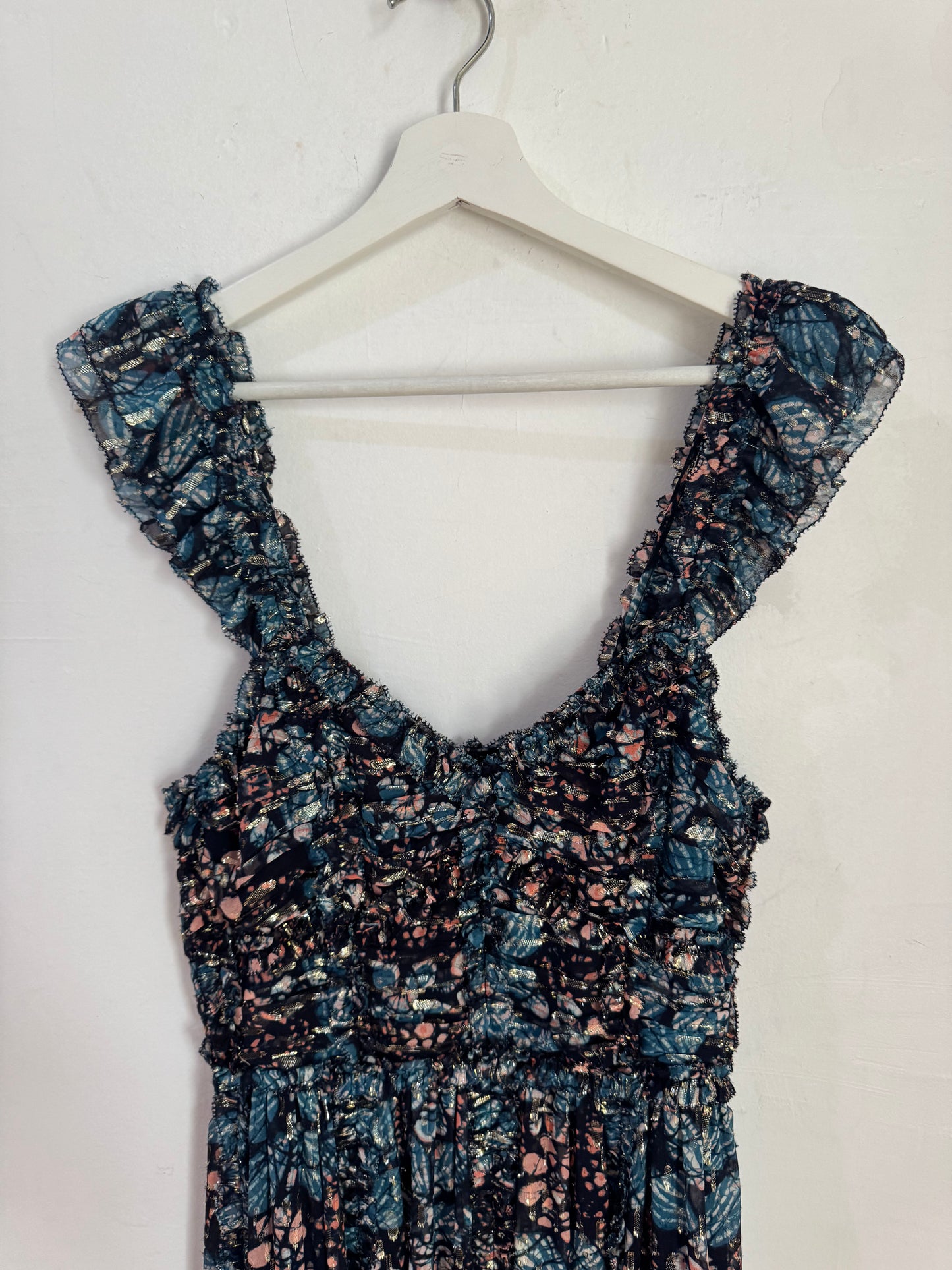 Ulla Johnson Evianna Floral Maxi Dress Size 4