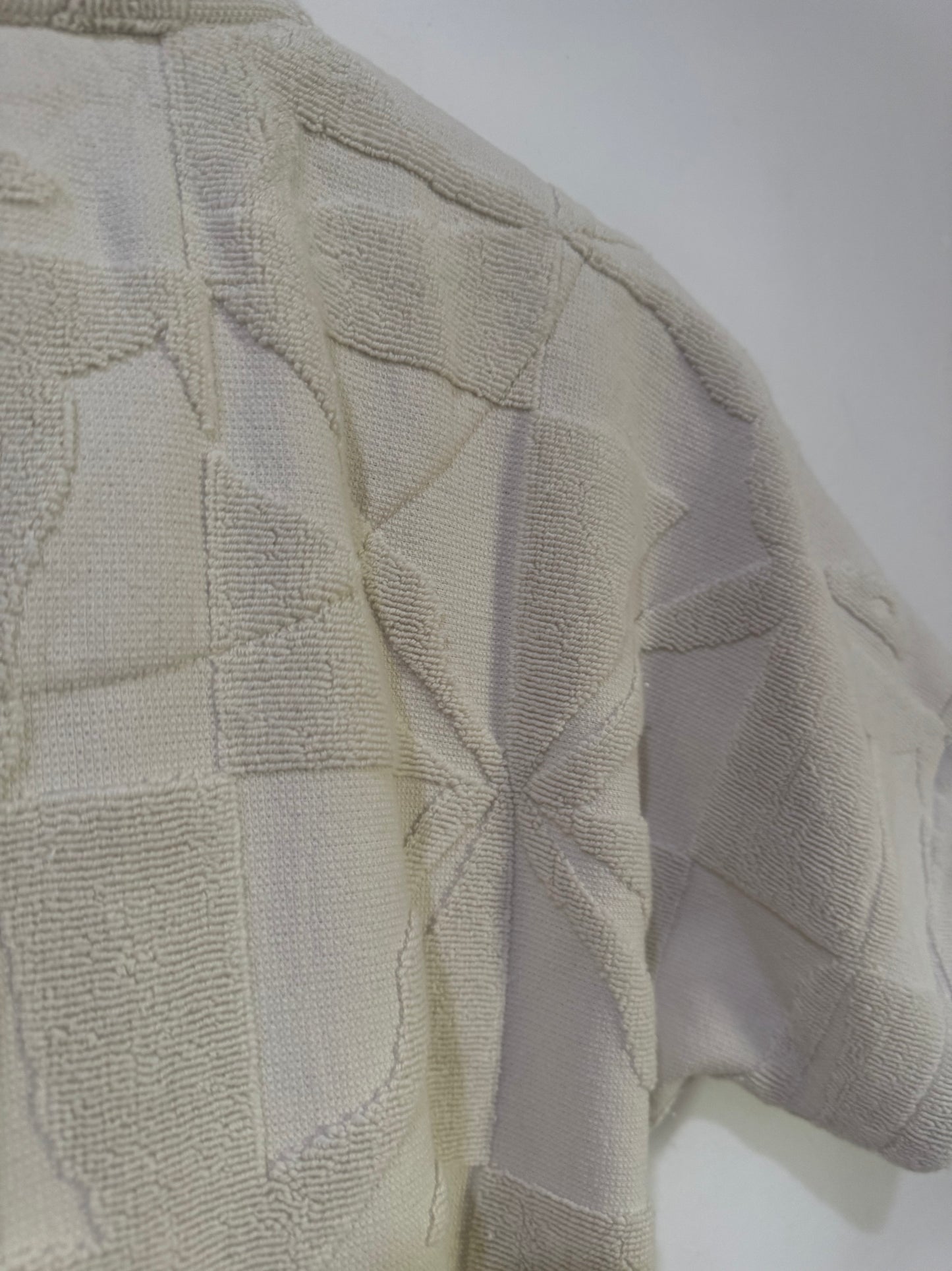 Lucy Folk Skyline Robe in Ecru - Size S/M