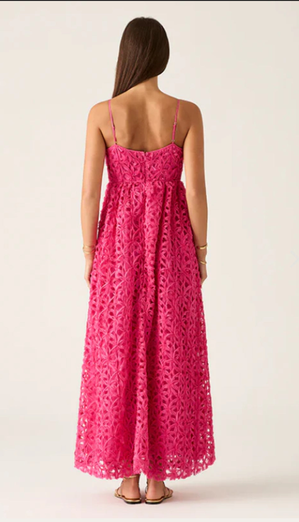 MOS the Label Rosa Stappy Maxi Dress - Size 8