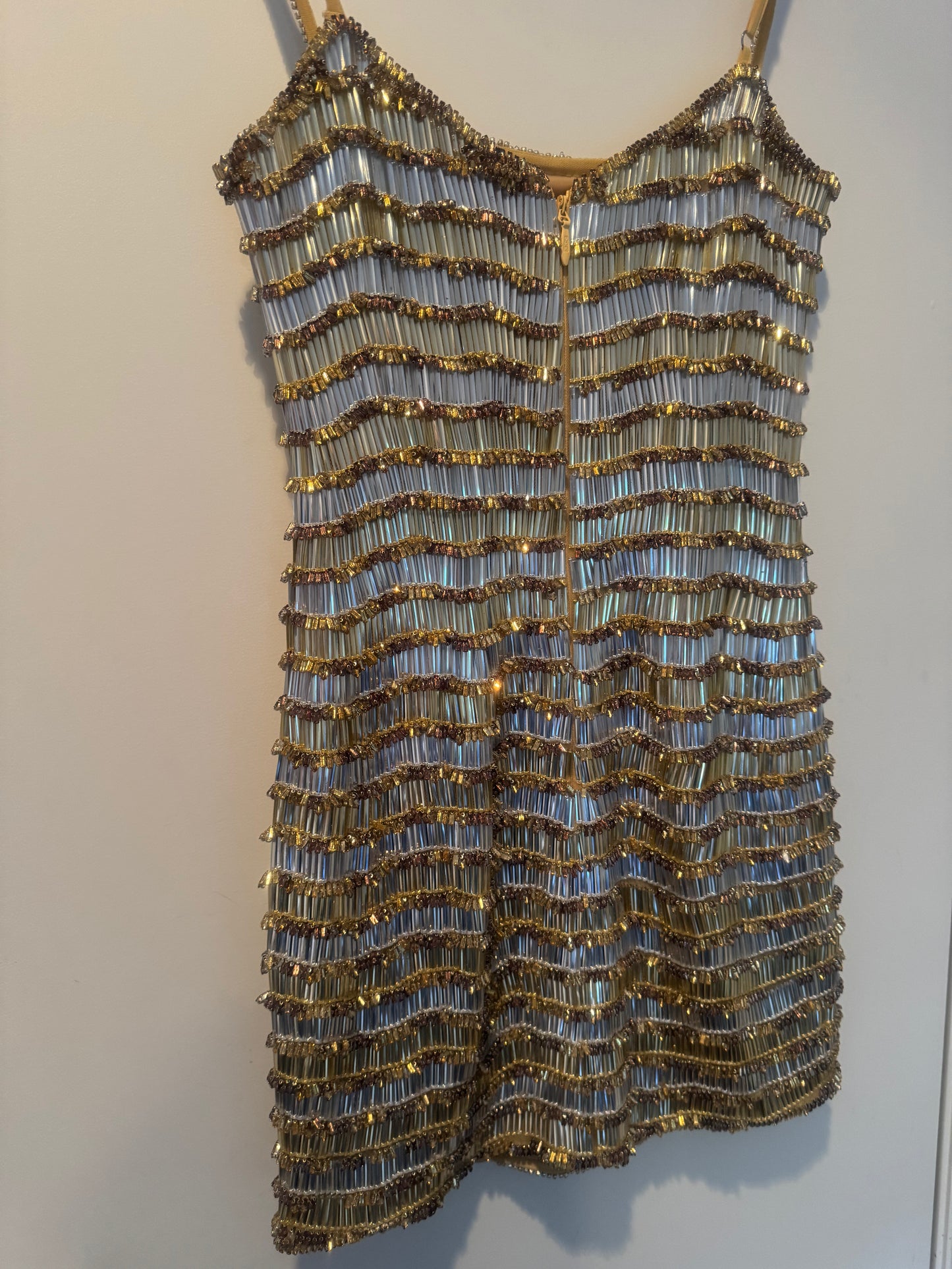 Rachel Gilbert Zeph Embellished Mini Dress - Size 1 (Only Worn Once)