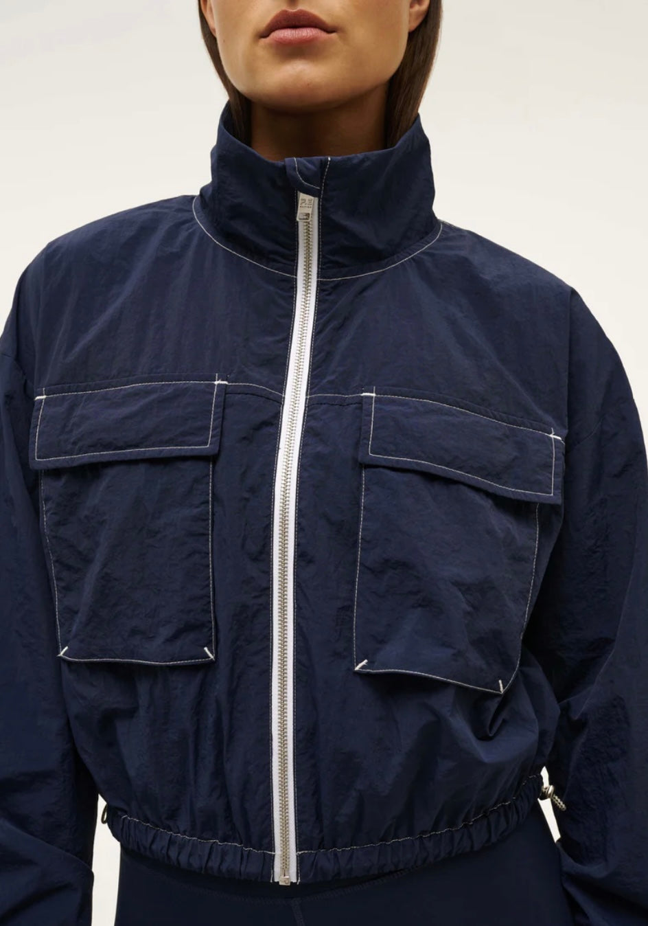 P.E. Nation Recap Jacket Dark Navy - Size S (Brand New)