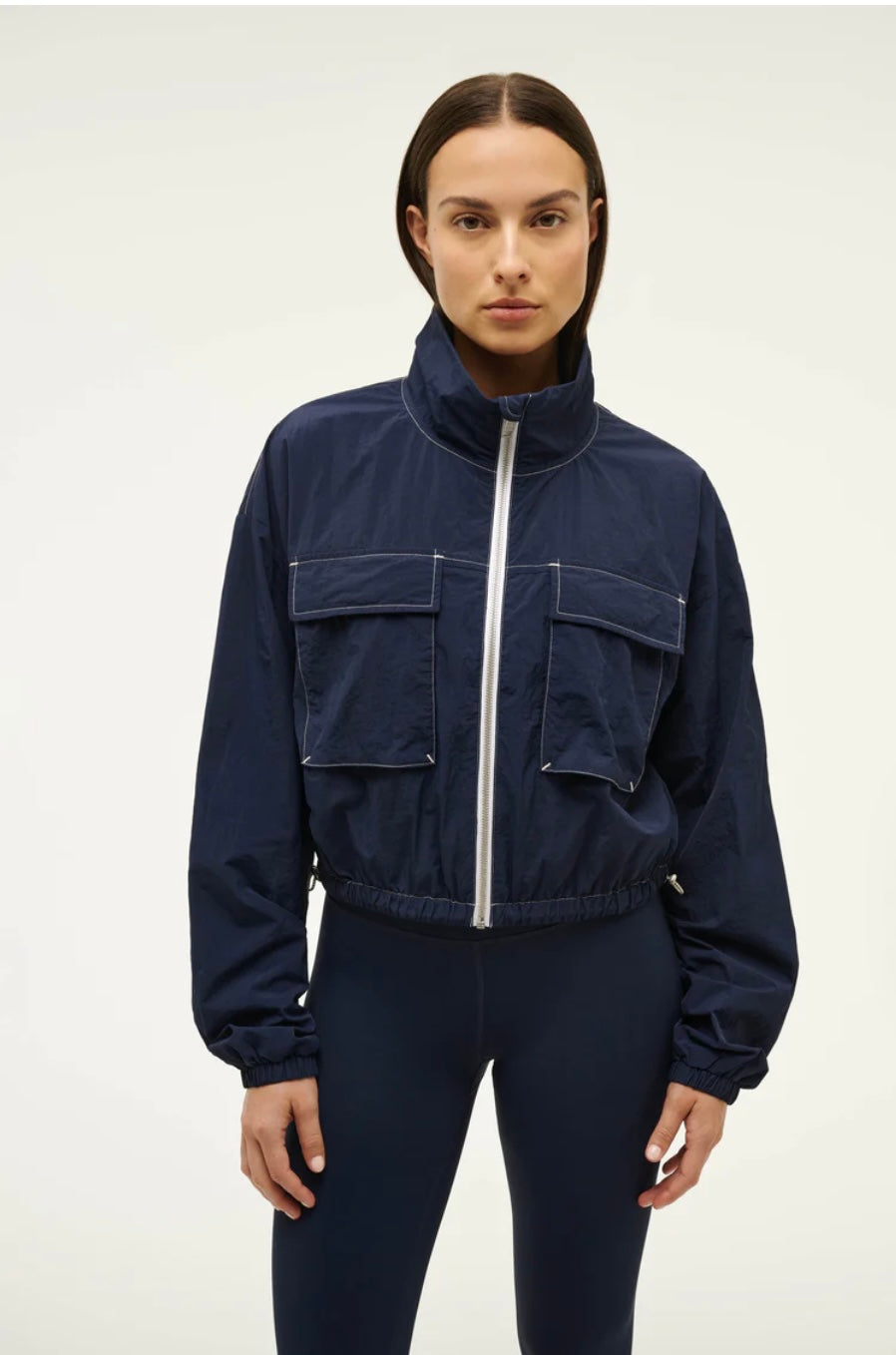 P.E. Nation Recap Jacket Dark Navy - Size S (Brand New)