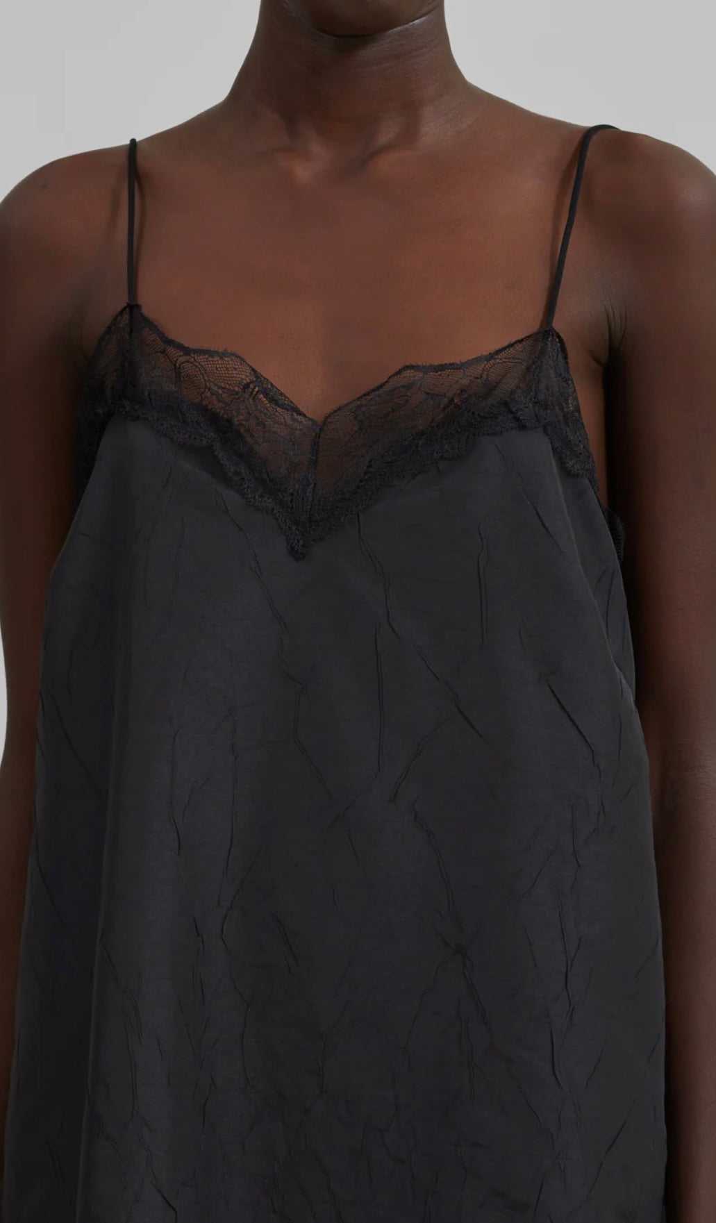 The Frankie Shop Julia Khaki Slip Dress- Size S