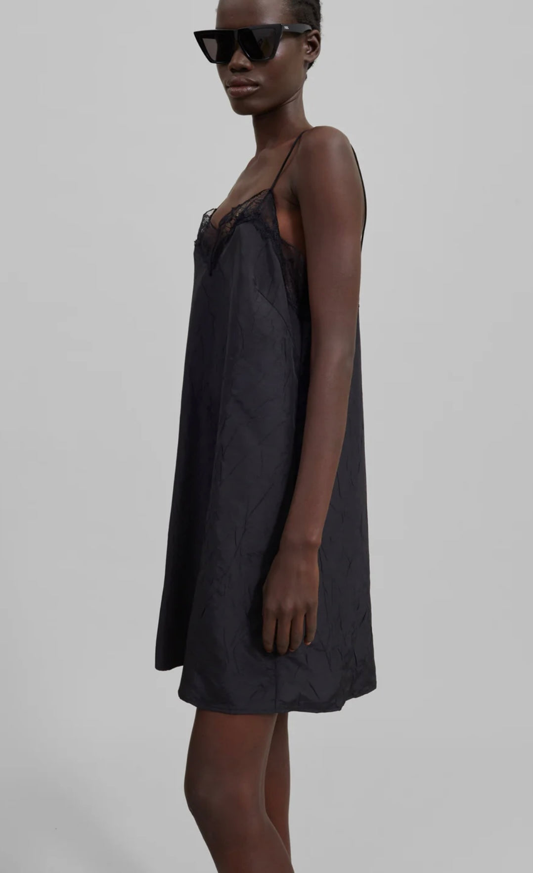 The Frankie Shop Julia Khaki Slip Dress- Size S
