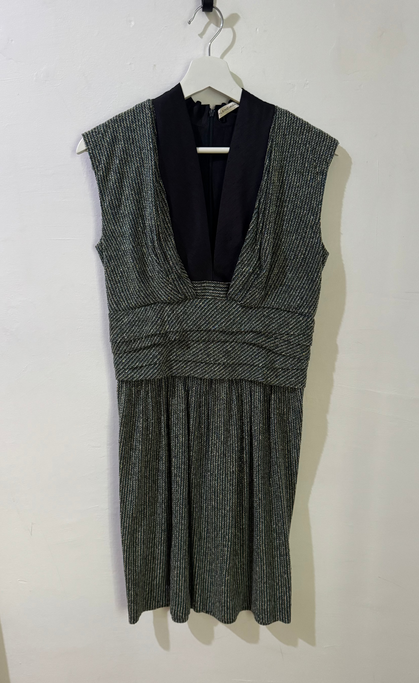 Balenciaga Silk Blend Shift Dress - Size 40
