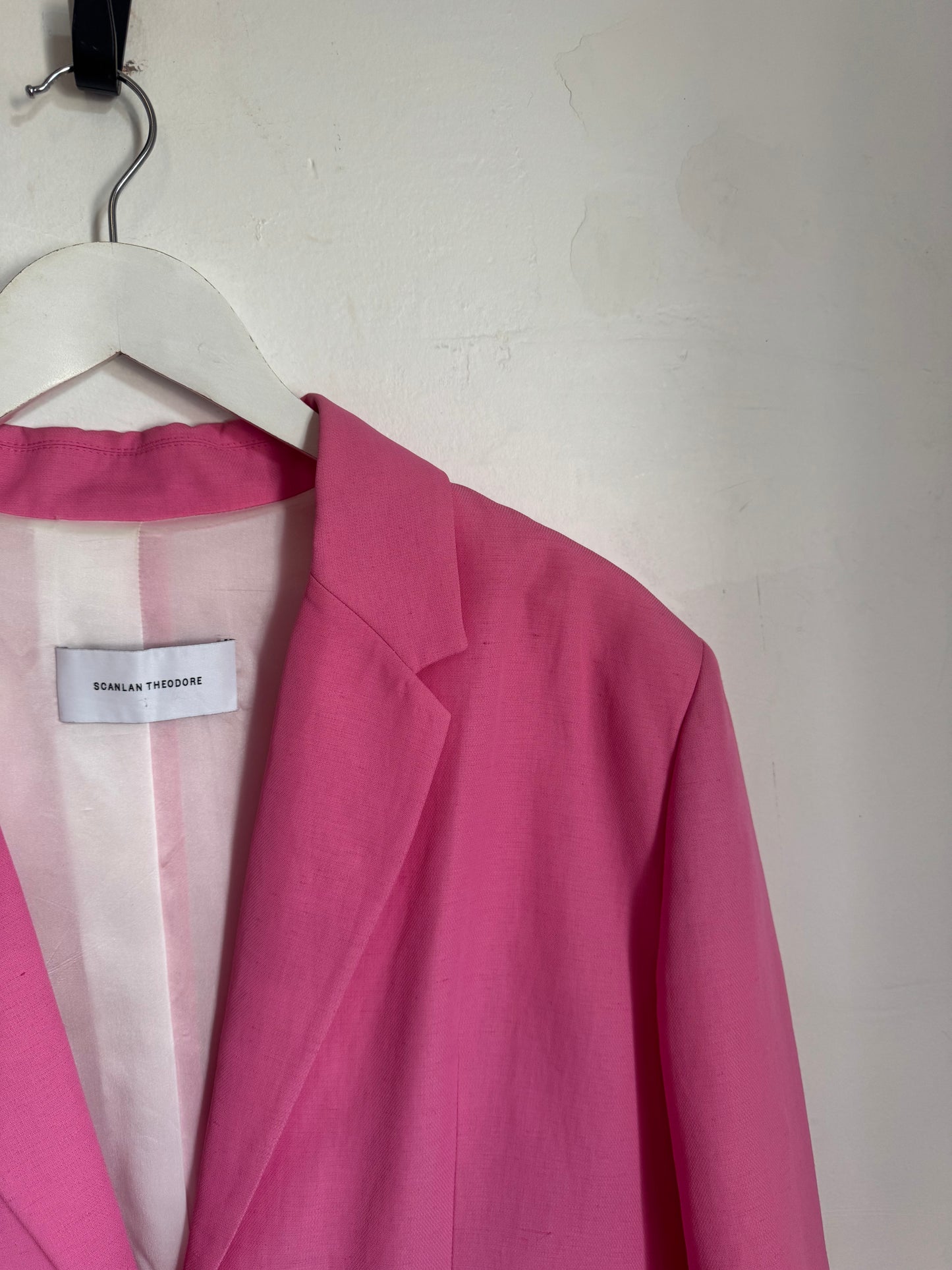 Scanlan Theodore Linen Blend Blazer - Size 12