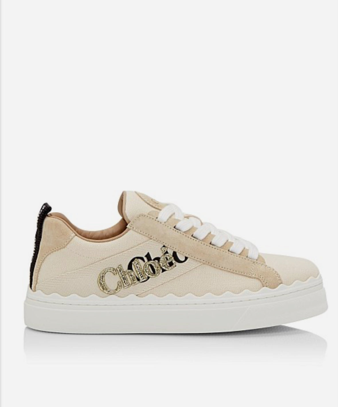 Chloe Lauren Sneaker with Logo - Size 35