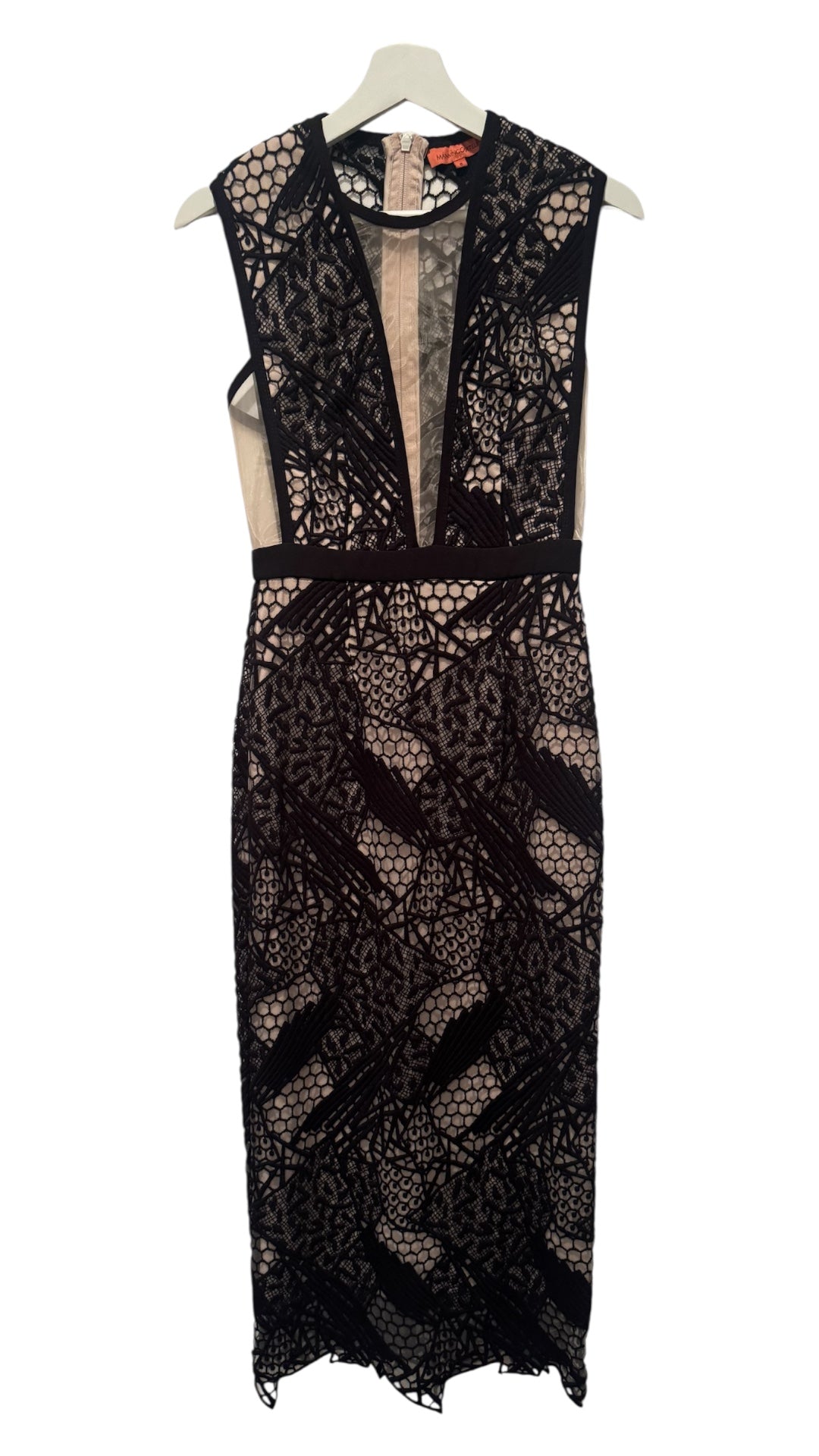 lace up back floral dress Madara Lace-Up Back Maxi Dress Floral Peach