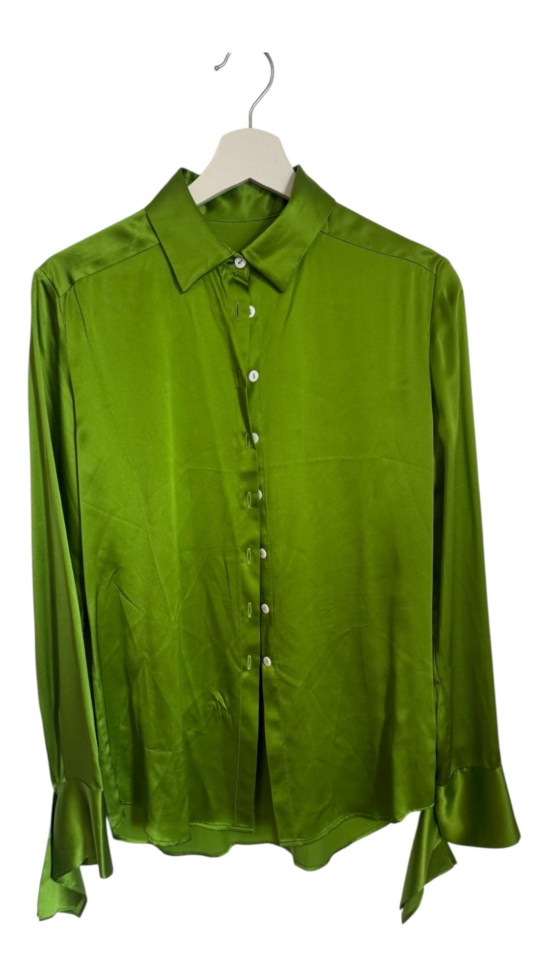 Christopher Esber Apple Bias Silk Shirt - Size 8