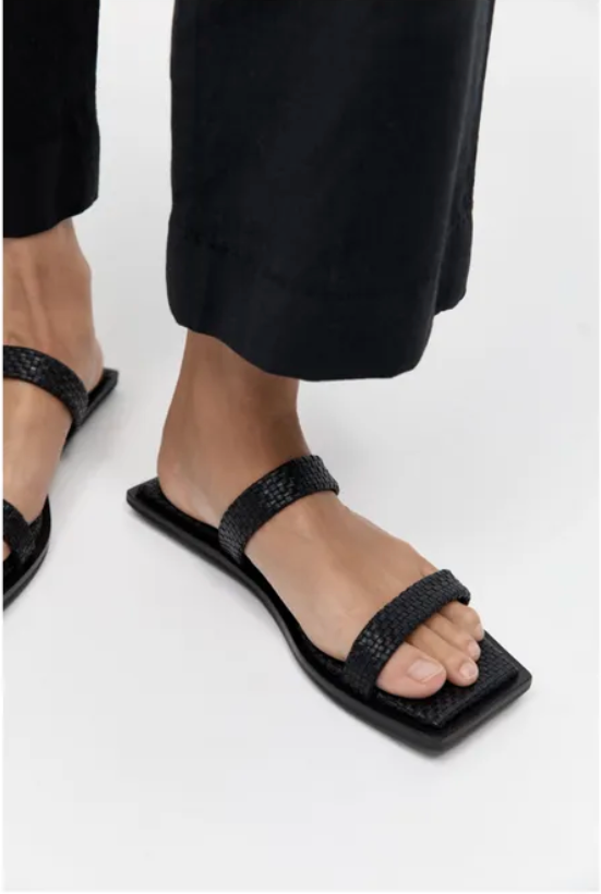 St. Agni Strappy Braided Sandals - Size 42