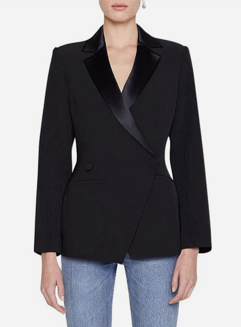Anine Bing Black Ade Tuxedo Jacket - Size M (Brand New)