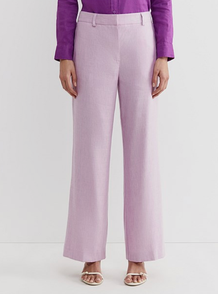 Sportscraft Lena Linen Jacket & Pants Set - Size 8