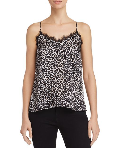 Anine Bing Leopard 100% Silk Cami - Size M