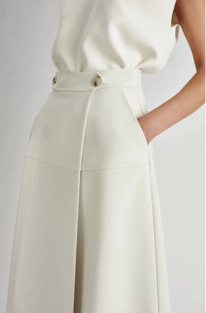 Camilla and Marc Ecru Amaia Skirt - Size 6 (RRP $400)