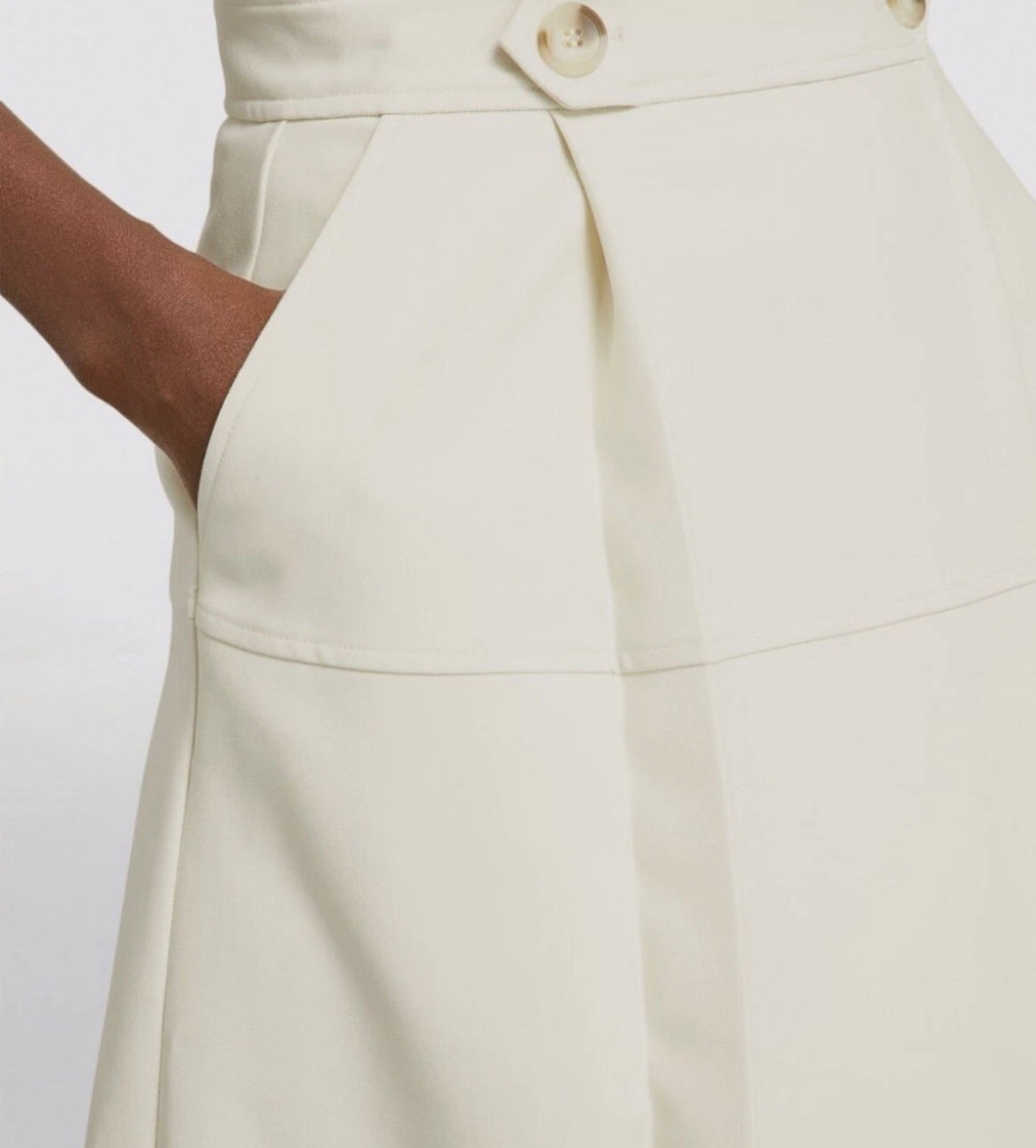 Camilla and Marc Ecru Amaia Skirt - Size 6 (RRP $400)