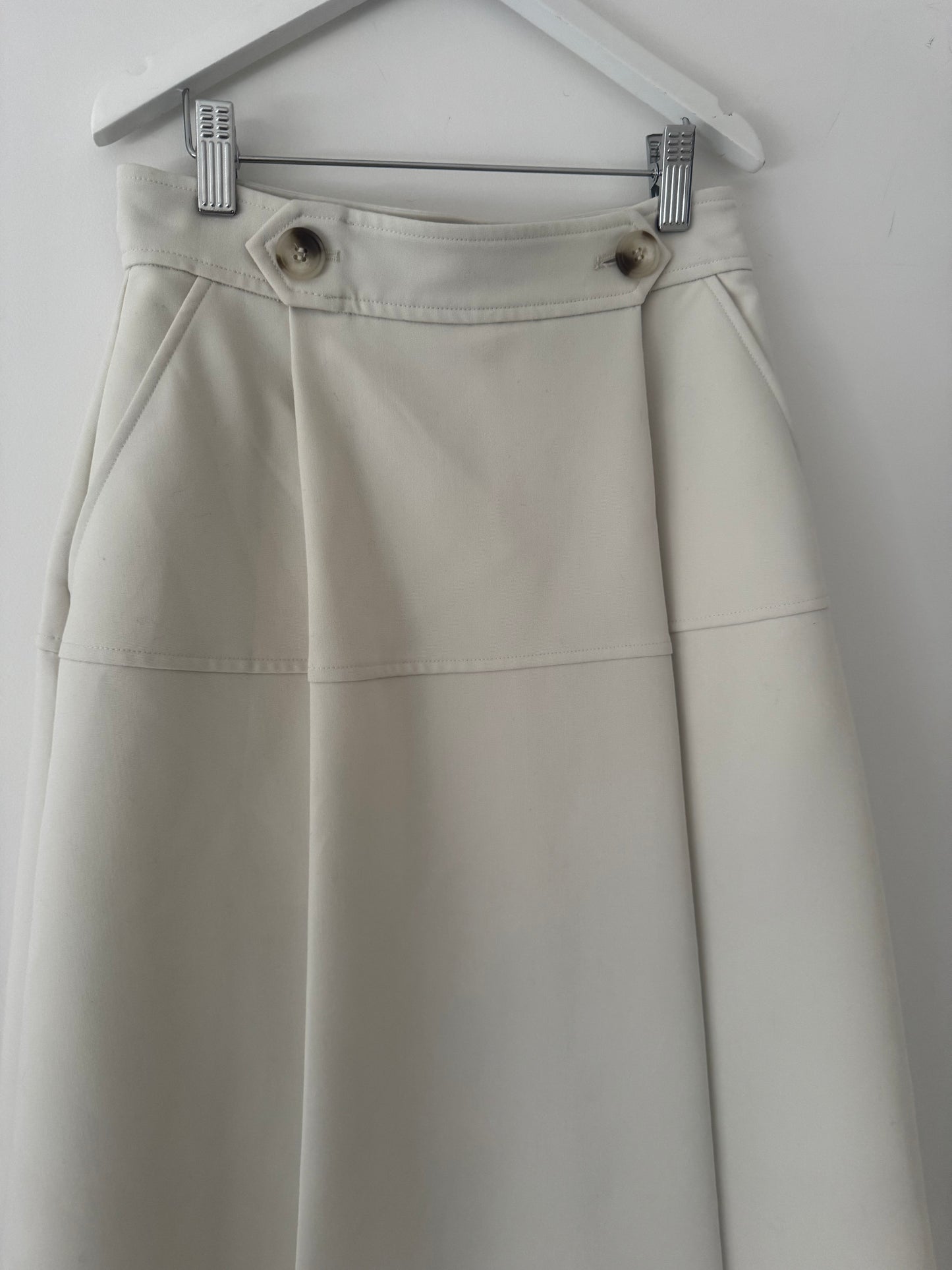 Camilla and Marc Ecru Amaia Skirt - Size 6 (RRP $400)