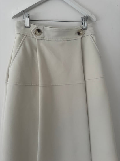 Camilla and Marc Ecru Amaia Skirt - Size 6 (RRP $400)