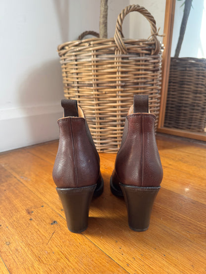 Acne Studios Star Leather Ankle Boots - Size 38