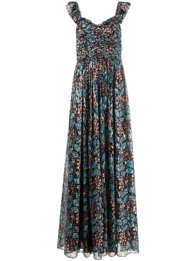 Ulla Johnson Evianna Floral Maxi Dress Size 4