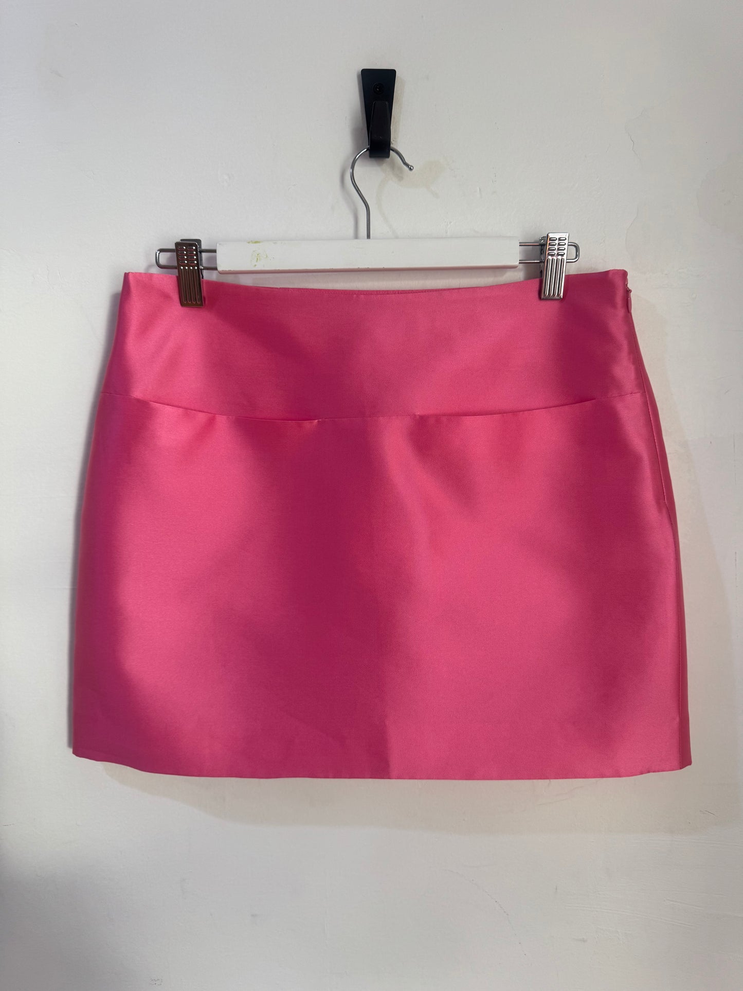 Oroton Sateen Pink Mini Skirt - Size 8