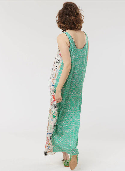 Me369 Allison Sleeveless Graffiti Dress - Size XS